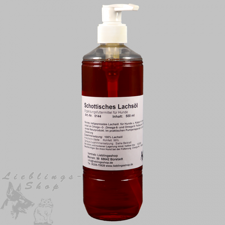 Schottisches Lachsöl, 500 ml