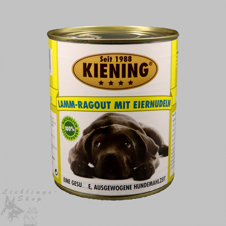 Kieningdosen  Lammragout mit Eiernudeln, 820 g