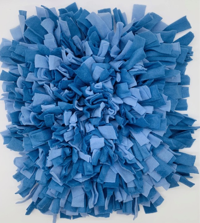 Schnüffelteppich, groß, blau-hellblau, 1 St.