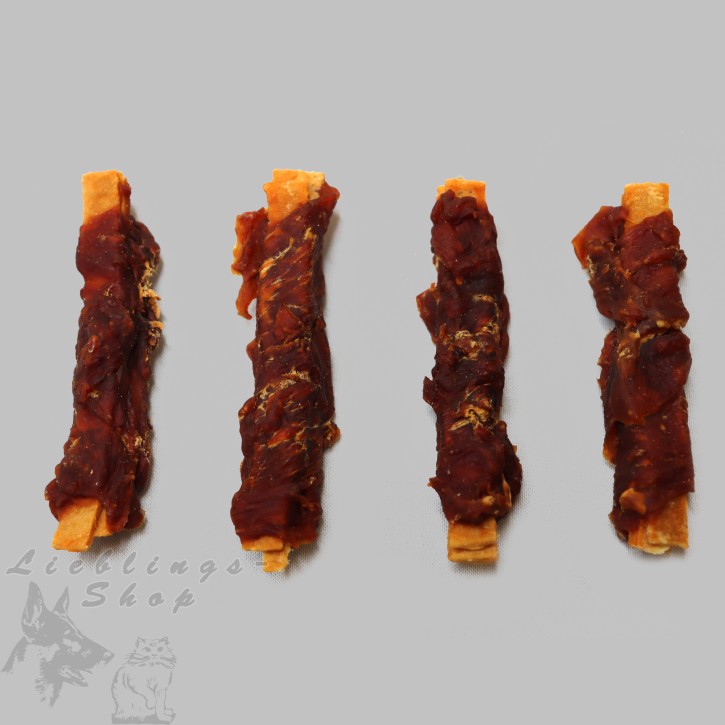 Seelachsstreifen mit Entenfilet, 250 g