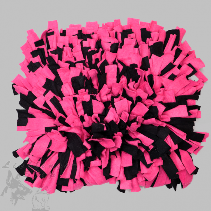Schnüffelteppich, groß, pink-schwarz, 1 St.