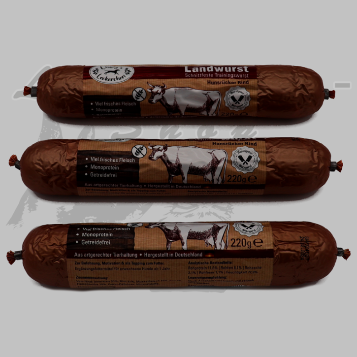 Landwurst "Hunsrücker Rind", 220 g, 10 Stück