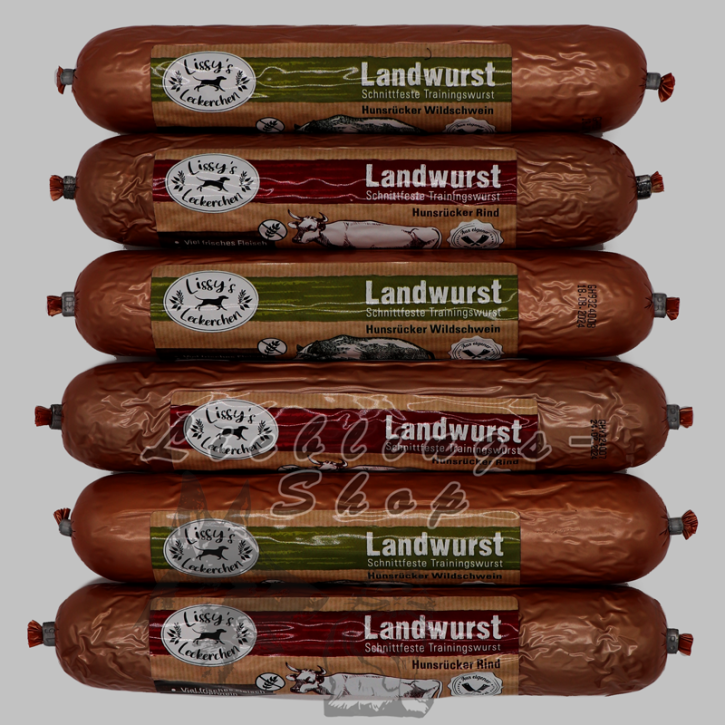 Landwurst "Hunsrücker Wildschwein", 220g, 10 Stück