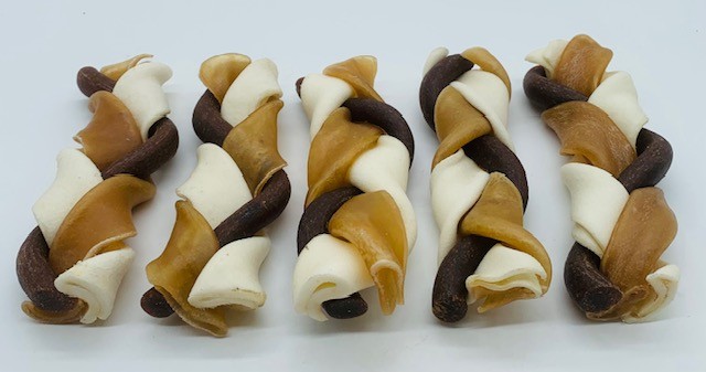 Rinder-Kauzopf, dreifarbig, 10 Stück