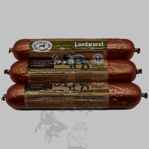 Landwurst "Hunsrücker Wildschwein", 220g, 10 Stück